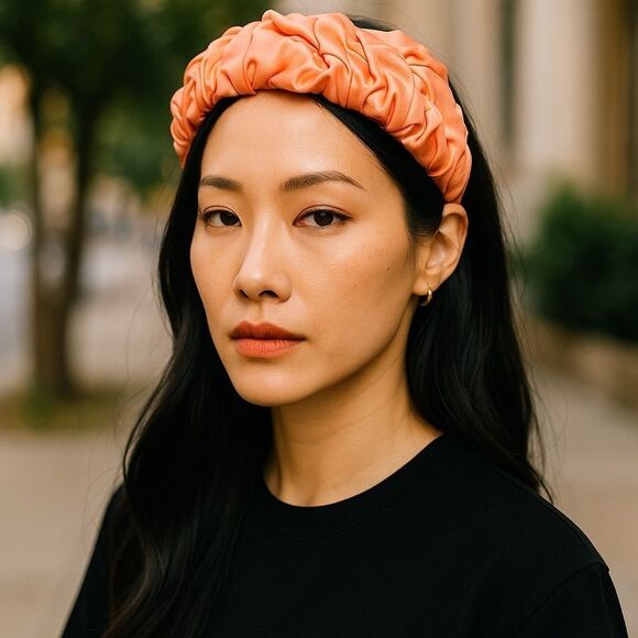 Fendi Pink Satin Hair Accessory